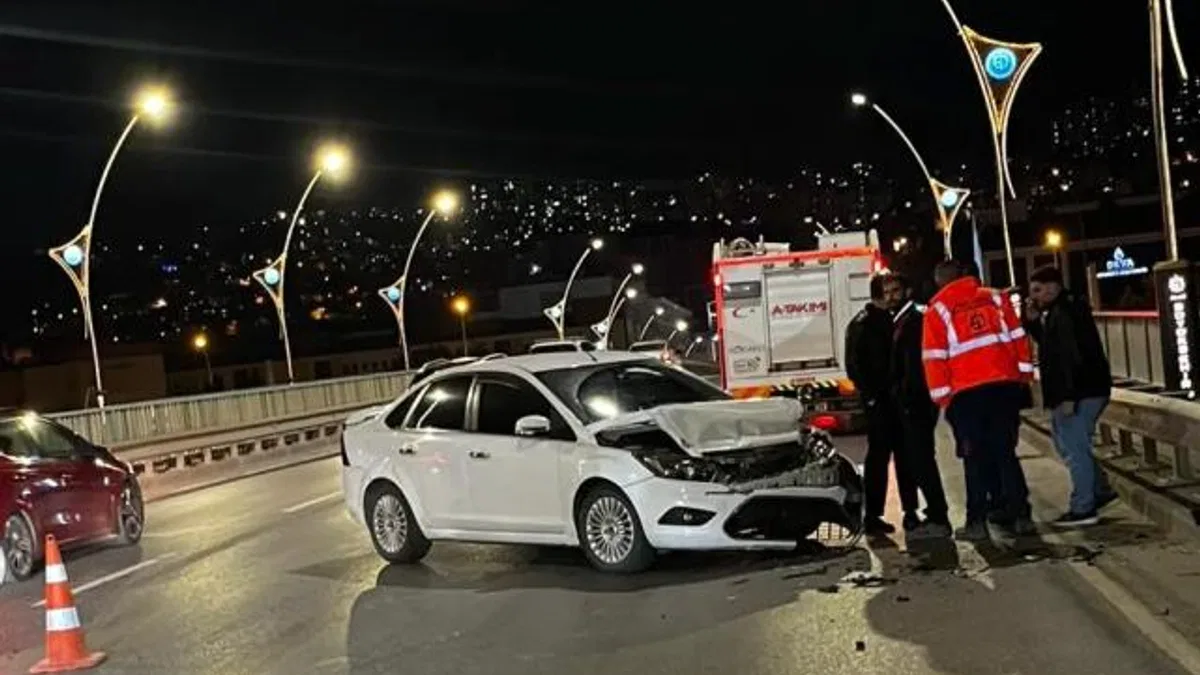 Kocaeli A Takımı’ndan kazaya ilk müdahale