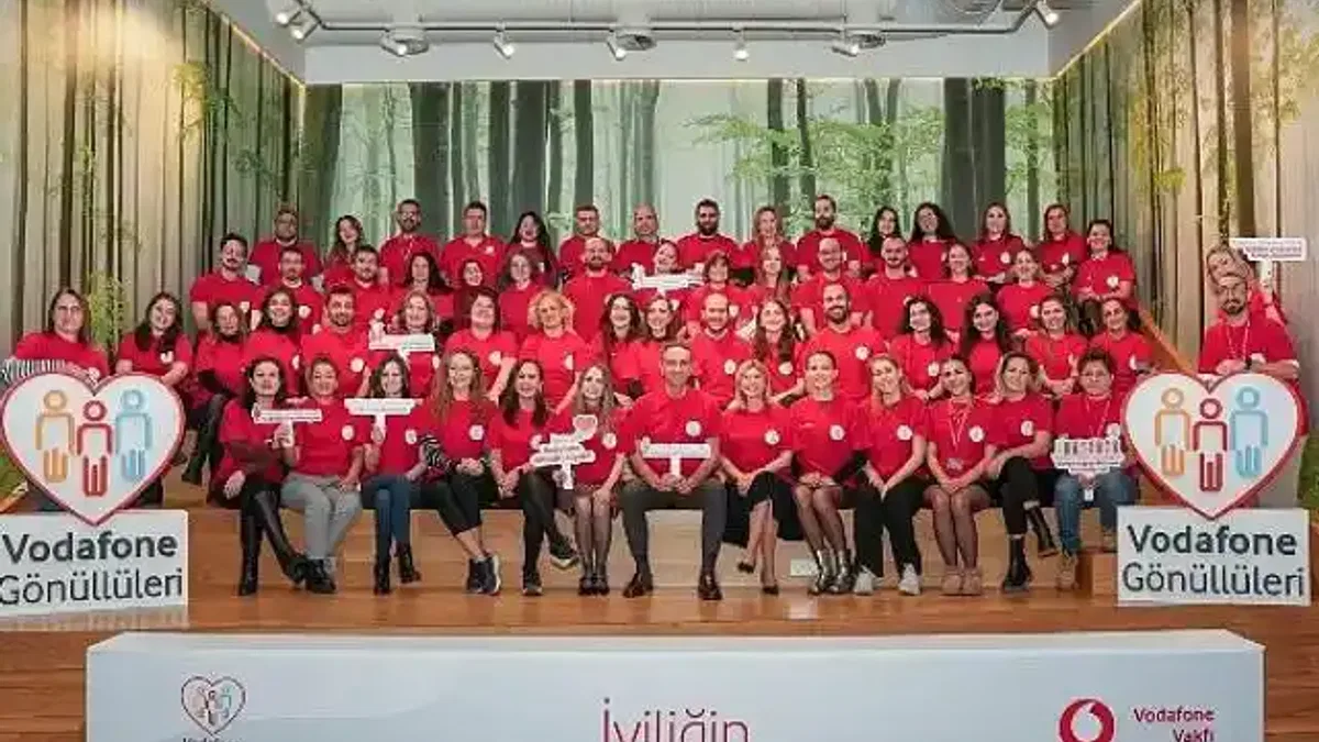 Vodafone Gönüllüleri İyiliğin Yanında Duruyor