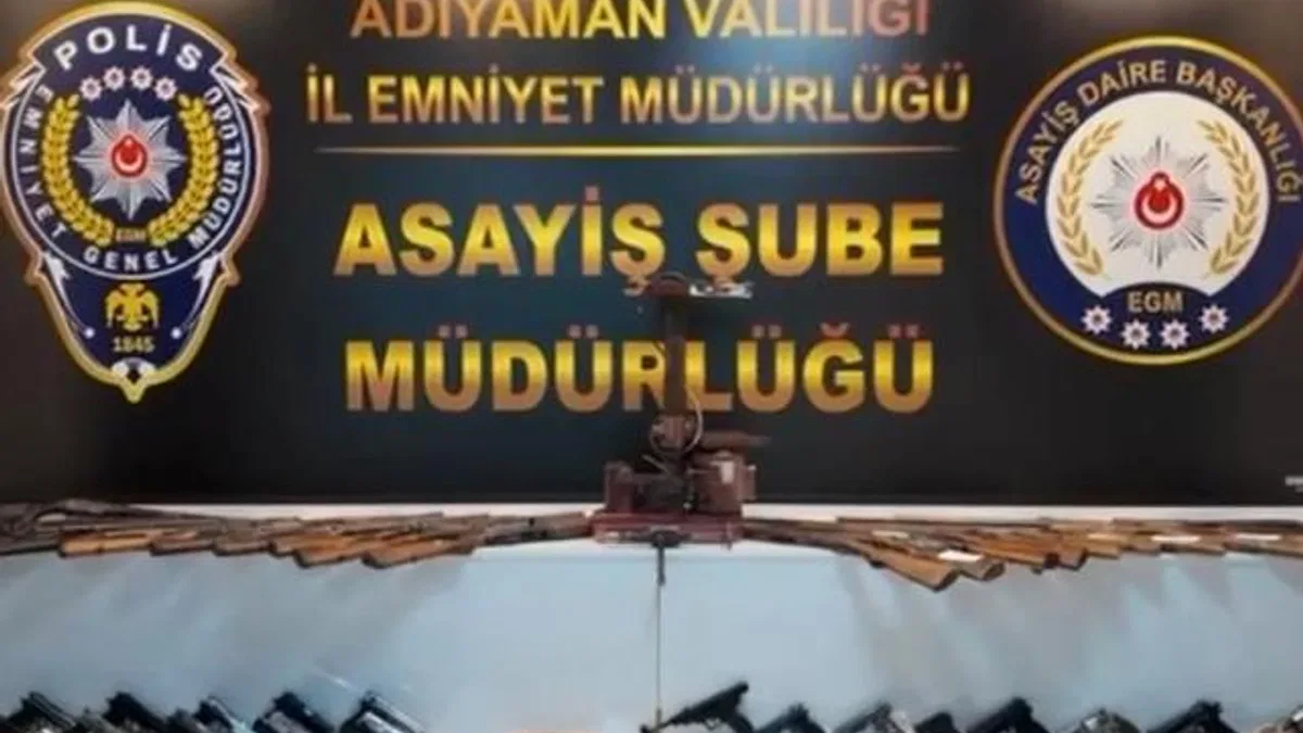 Adıyaman merkezli operasyon: 34 kişilik suç örgütü çökertildi