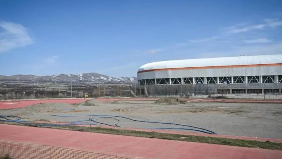 Malatya'da Spor Köyü Atletizm Pisti inşaatı başladı