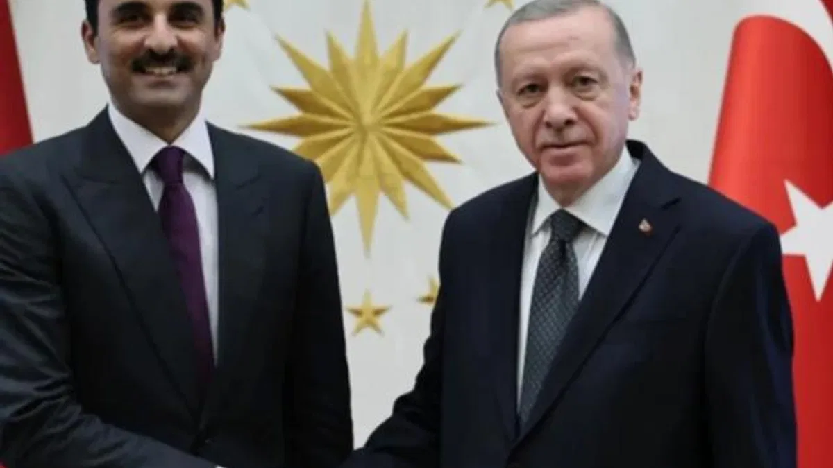 Cumhurbaşkanı Erdoğan, Katar Emiri Al Sani ile görüştü
