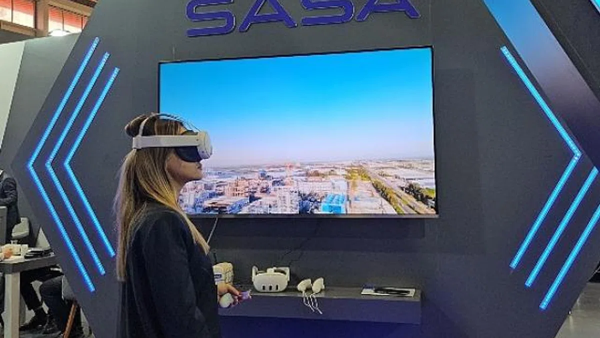 SASA, Adana'daki tesislerini İstanbul'da VR ile gezdirdi