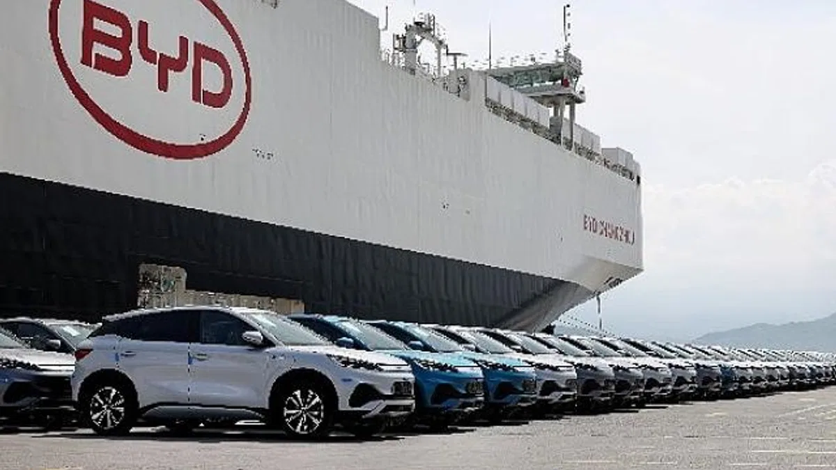 Türkiye'deki Yüksek Satış Adetleri BYD'nin Dev Araç Gemisi "BYD CHANGZHOU"yu Ülkemize Getirdi