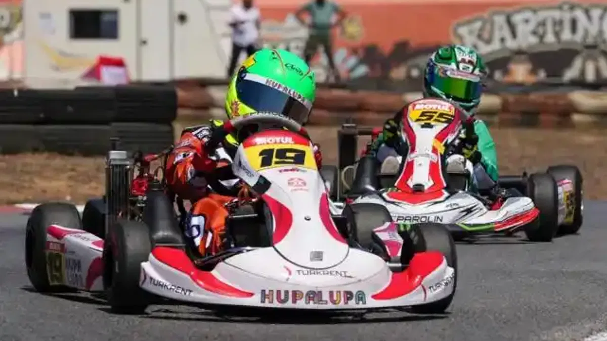 Tuzla Karting Park'ta büyük çekişme yaşandı