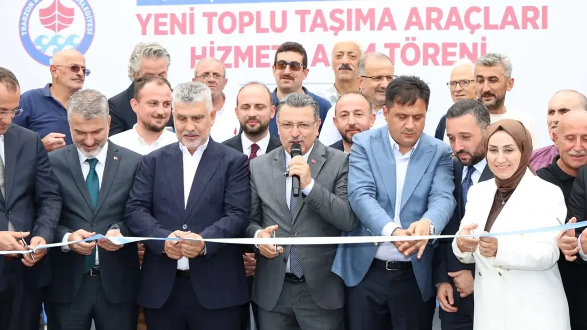 Trabzon’da ulaşım filosu güçleniyor