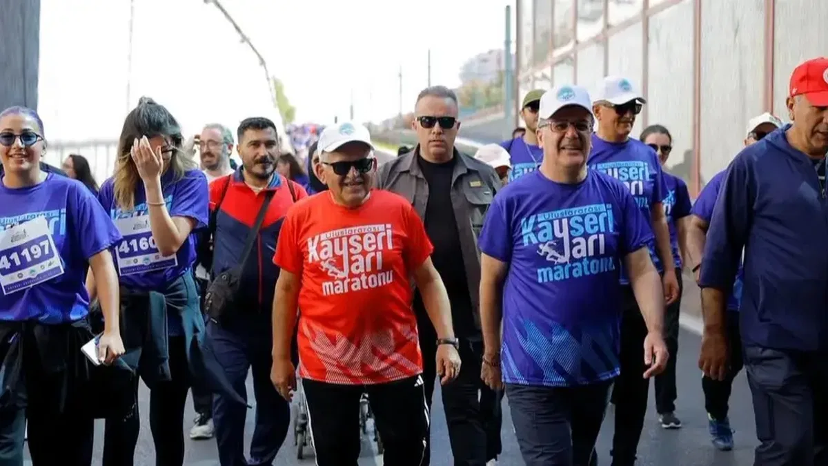 6'ncı Uluslararası Kayseri Yarı Maratonu gerçekleştirildi