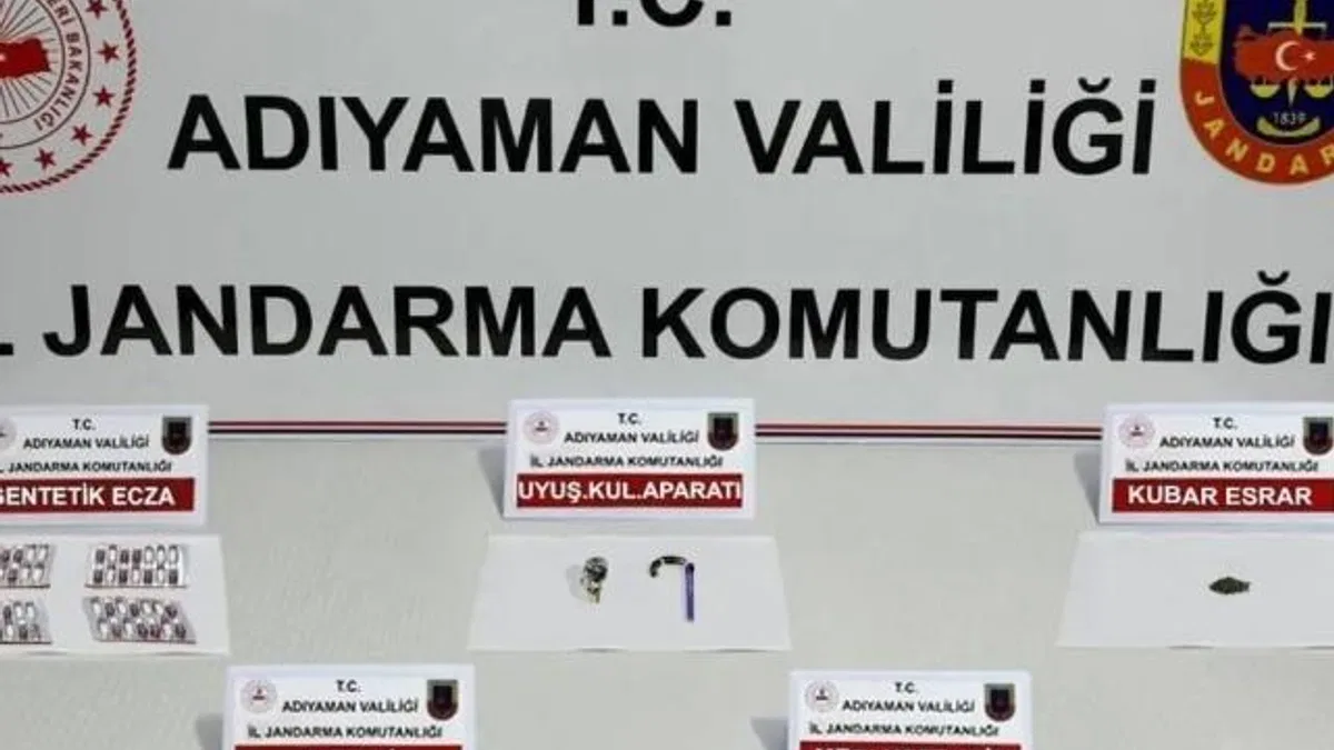Adıyaman'da uyuşturucu operasyonu: 16 gözaltı