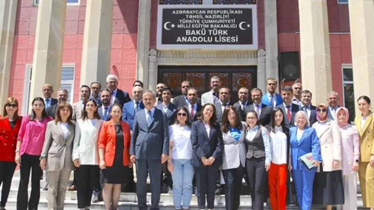 TBMM'den Bakü'deki Türk eğitim kurumlarına ziyaret