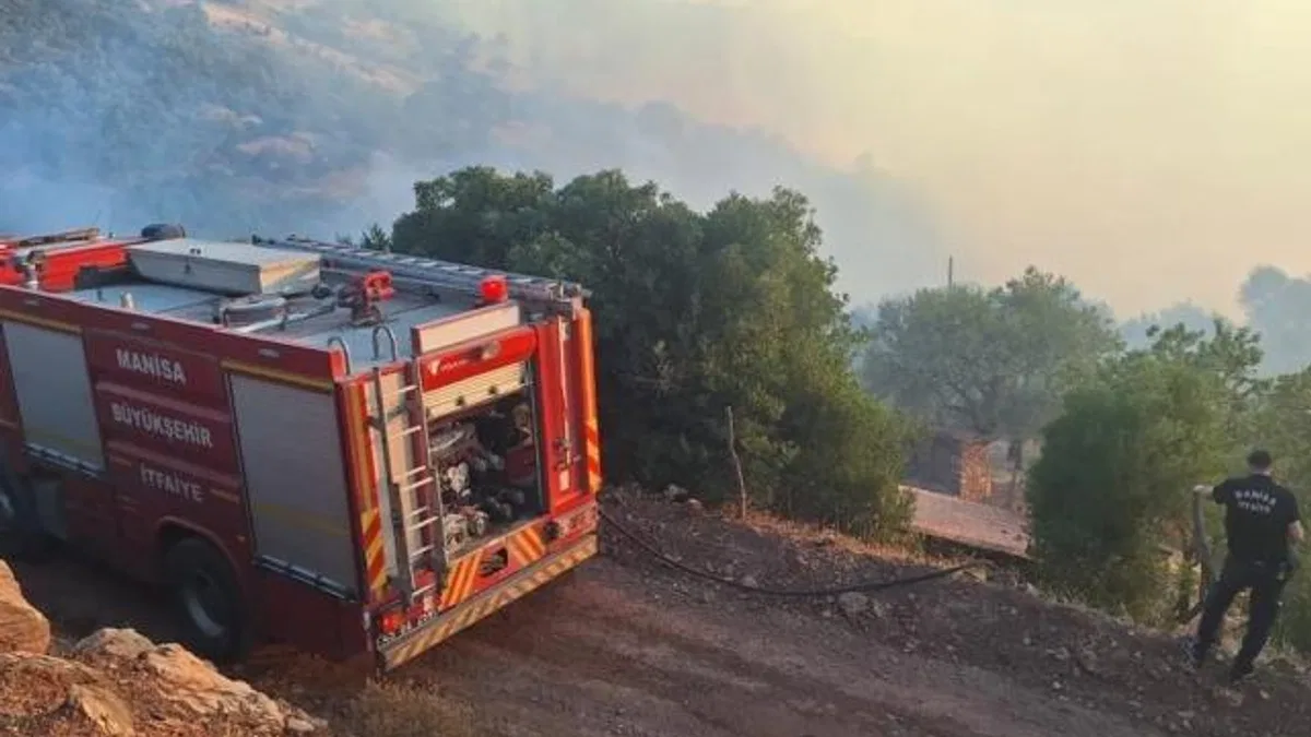 Manisa’nın ateş savaşçıları 2025'te 14 bin olaya müdahale etti