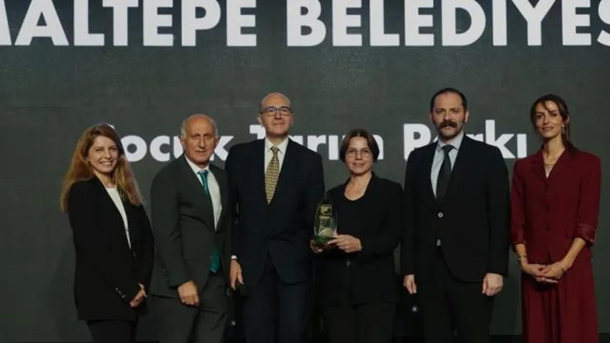 Maltepe’nin “Çocuk Tarım Parkı” projesine sürdürülebilirlik ödülü