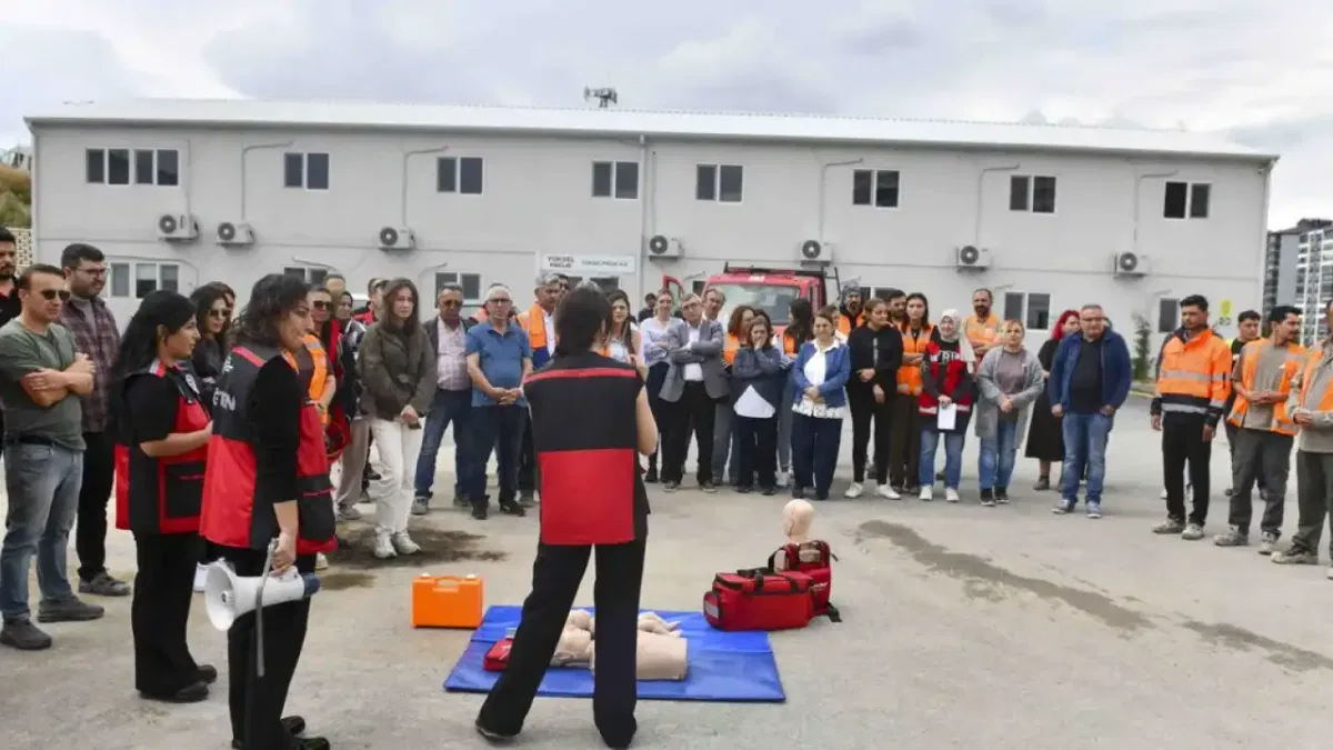 Başkentte Dikimevi–Natoyolu hattı inşaatında acil durum tatbikatı
