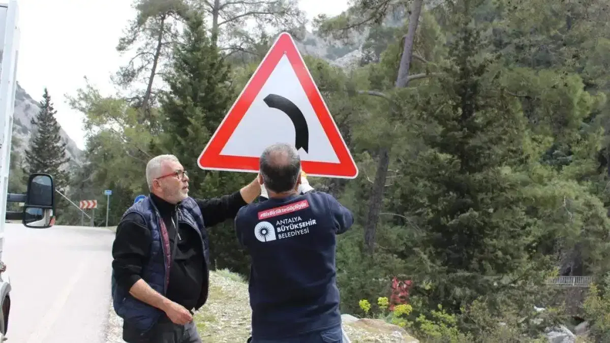 Antalya’da yayla yolları yenileniyor