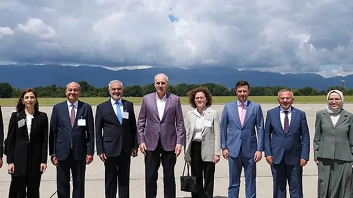 TBMM Başkanı Kurtulmuş İsviçre'de
