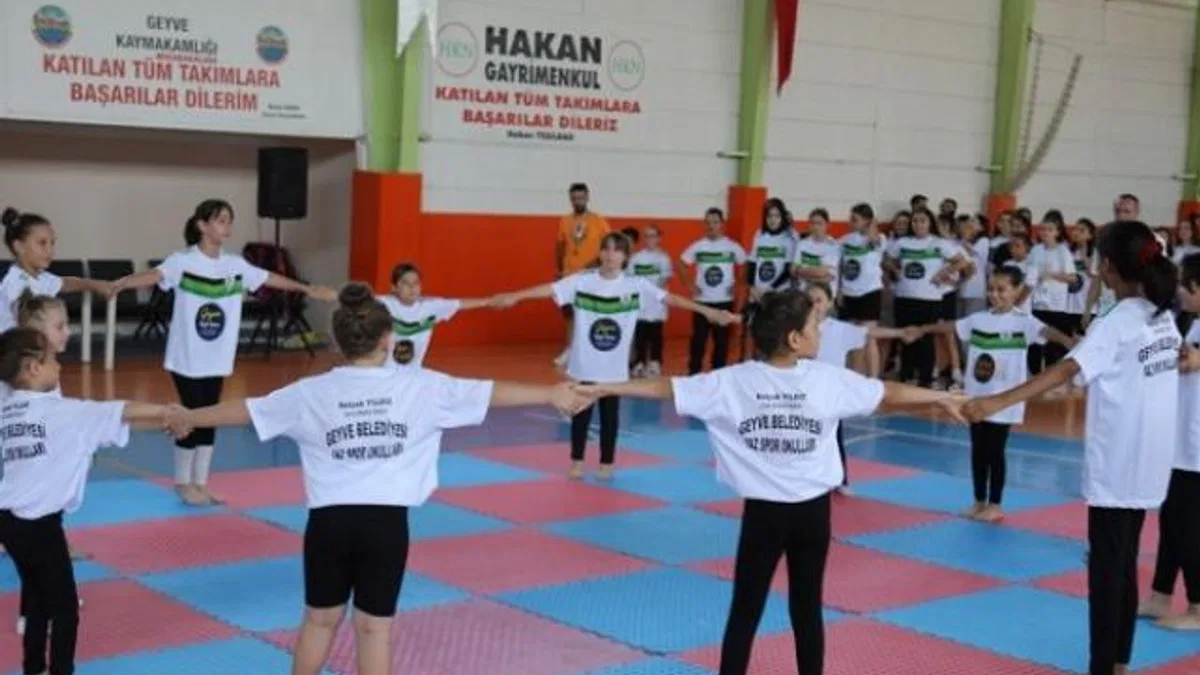 Sakarya Geyve'de 'Yaz Spor Okulları' açıldı