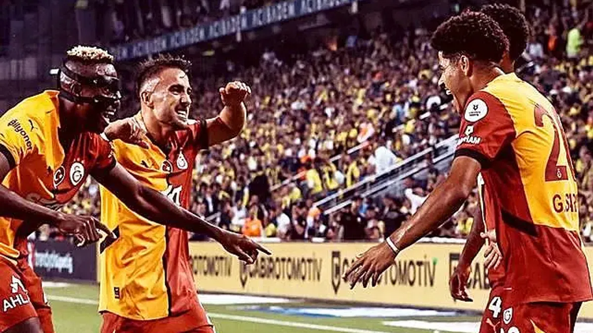 Fenerbahçe 1 - 3 Galatasaray (Maç Sonucu) Aslan Kadıköy'de kükredi!