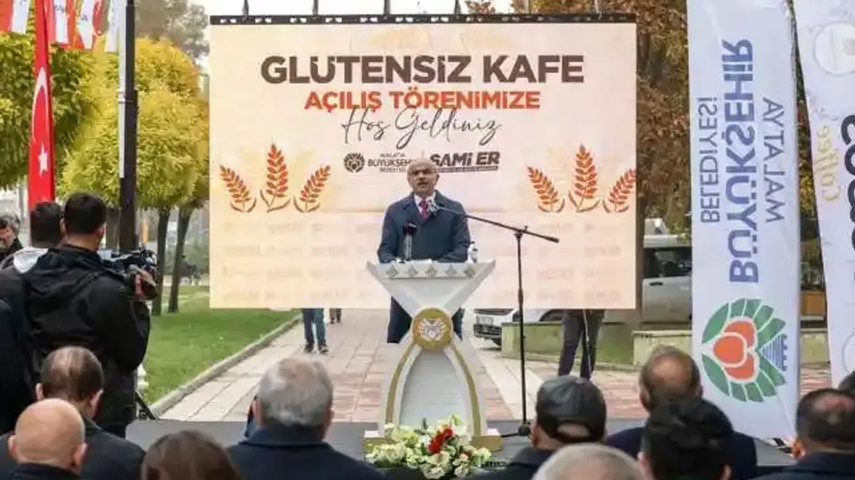 Malatya'da Glütensiz Kafe hizmete açıldı
