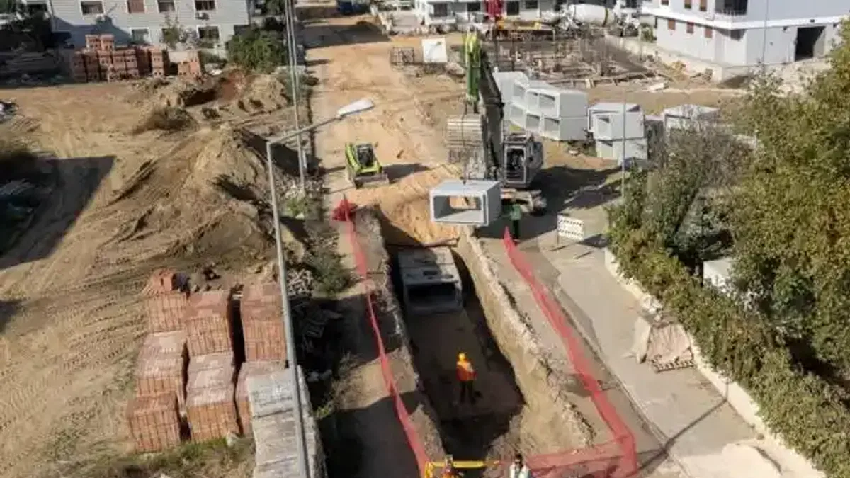 İzmir Tire’de 180 milyonluk yağmur suyu yatırımı başladı