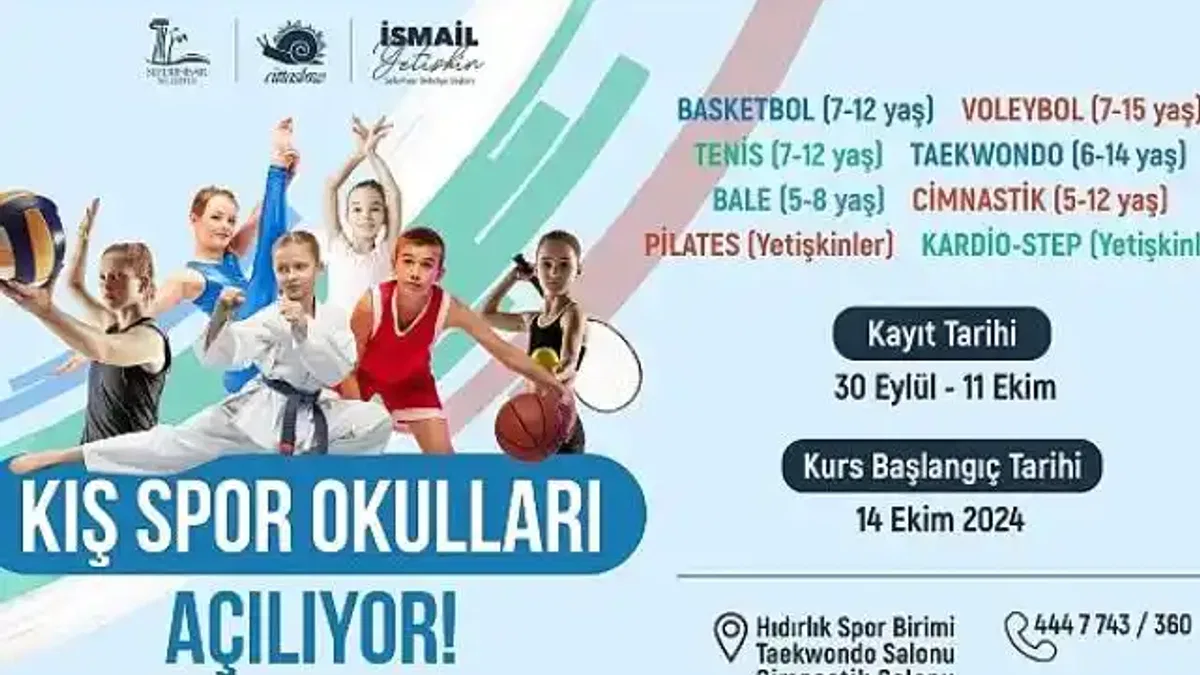 Seferihisar'da Kış Spor Okulları heyecanı başlıyor