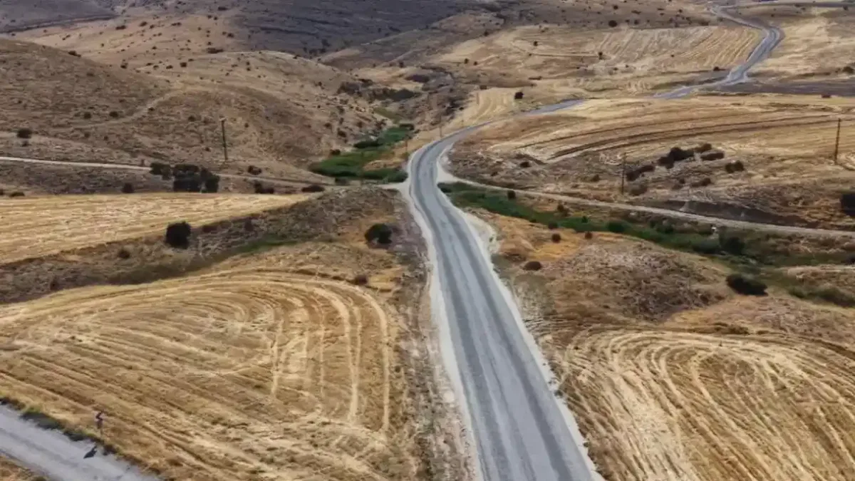 Malatya Yazıhan'ın yol standardı yükseldi