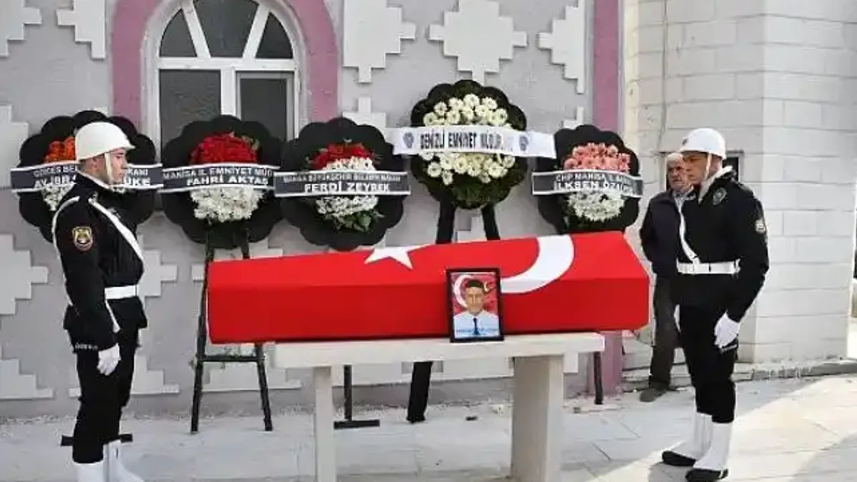 Polis Memuru Serdar Gülcan Son Yolculuğuna Uğurlandı