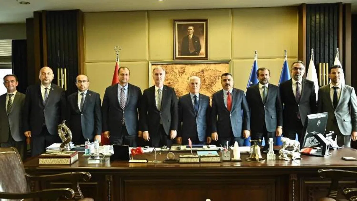 Bursa'da AK Partili belediye başkanlarından Başkan Bozbey'e toplu ziyaret
