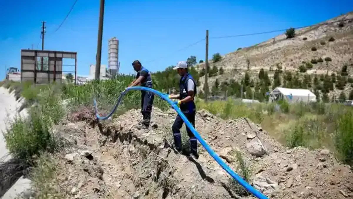 Malatya MASKİ'den Hekimhan'a yeni hat