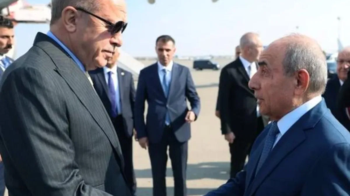 Cumhurbaşkanı Erdoğan Zafer Günü için Bakü'de