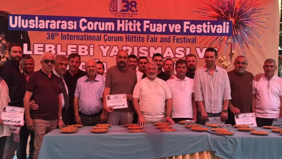 Çorum’da leblebi yarışması renkli geçti