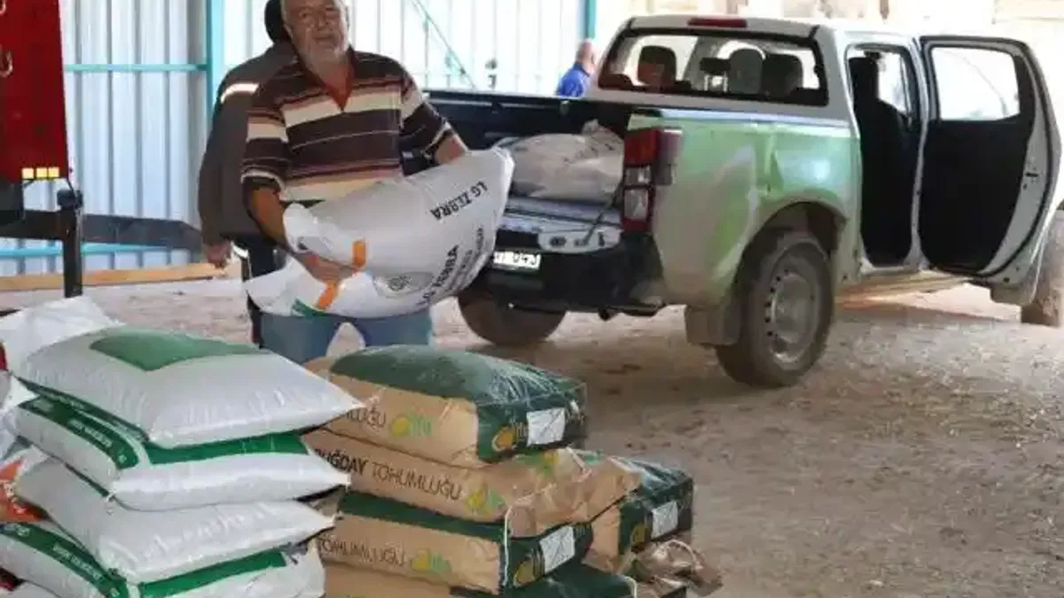 Kocaeli Büyükşehir’den yangın mağduru üreticilere destek