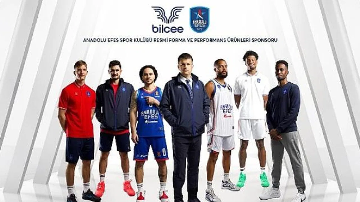 Anadolu Efes'in yeni sezon formaları Basketbol Gelişim Merkezi'nde Bilcee standında taraftarlarla buluşacak