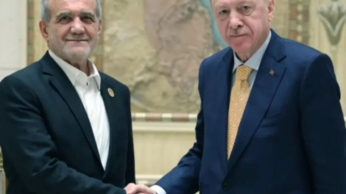 Cumhurbaşkanı Erdoğan, İranlı mevkidaşıyla görüştü