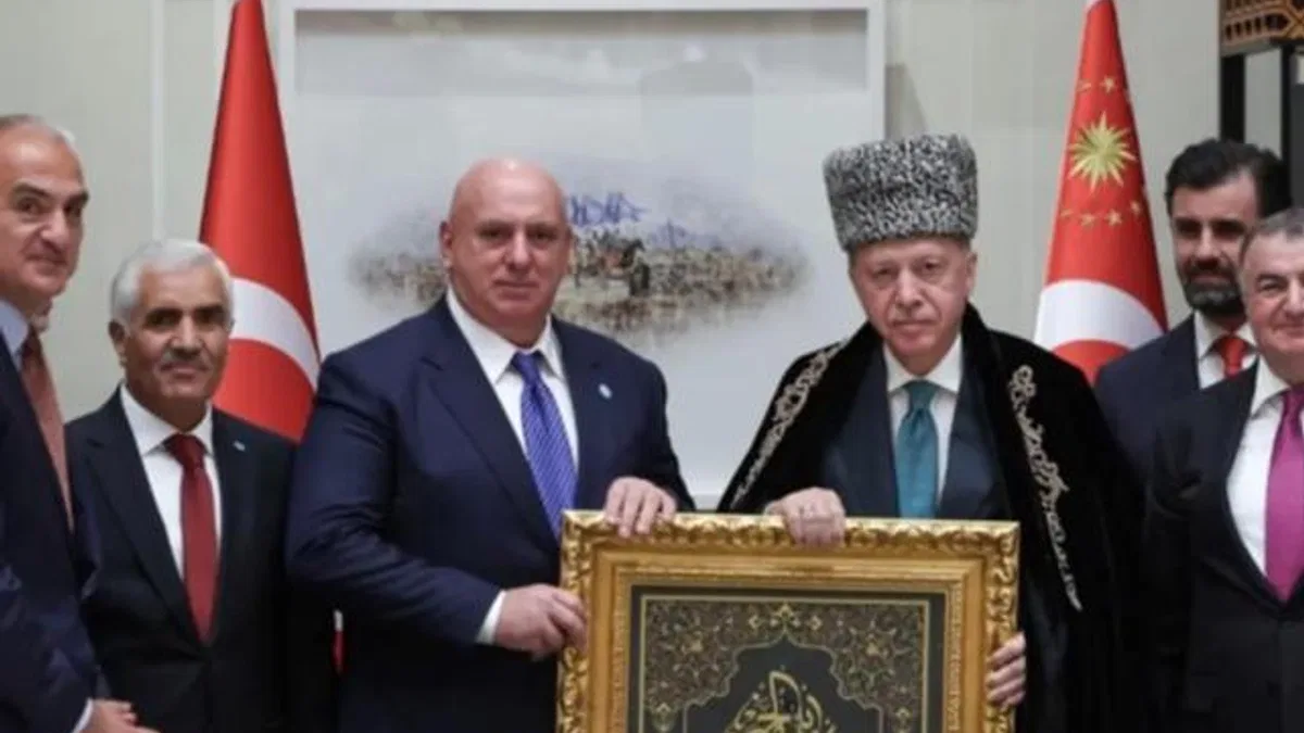Cumhurbaşkanı Erdoğan, Ahıska Türkleri'ni ağırladı