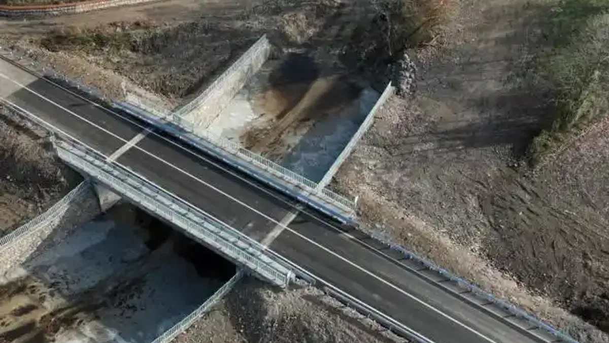 Tatarahmet-Bulduk köprüsü hizmete açıldı
