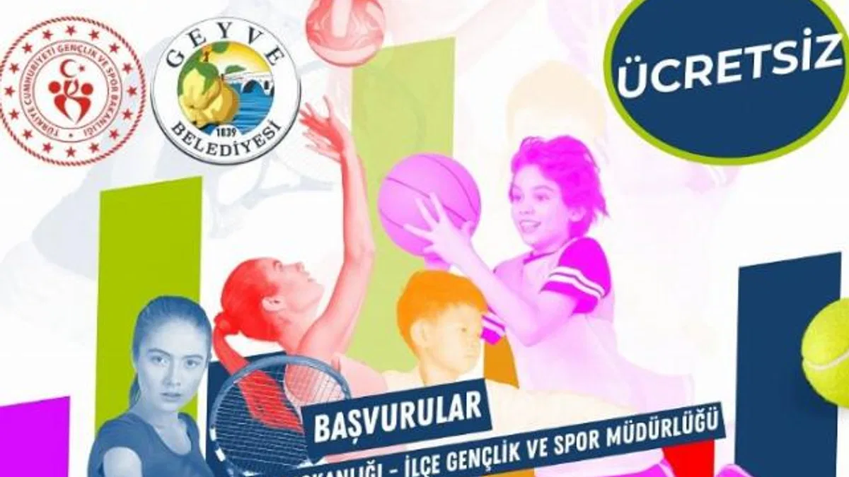 Sakarya Geyve'de 'yaz spor'da kayıt zamanı