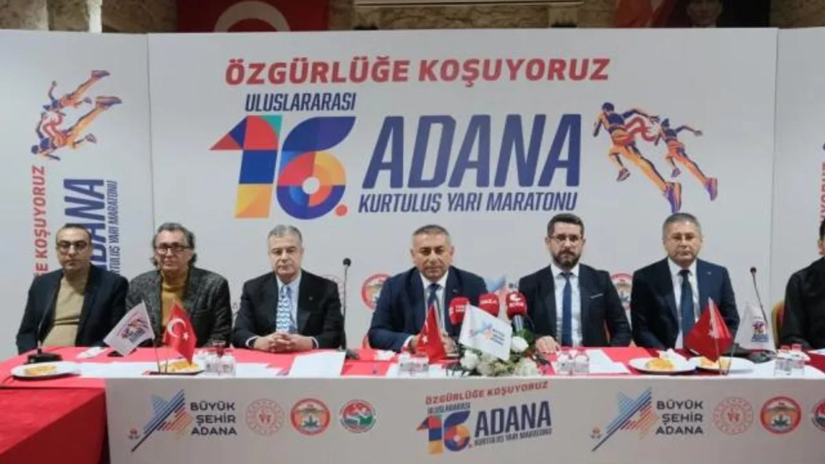 16. Uluslararası Adana Kurtuluş Yarı Maratonu yarın koşulacak