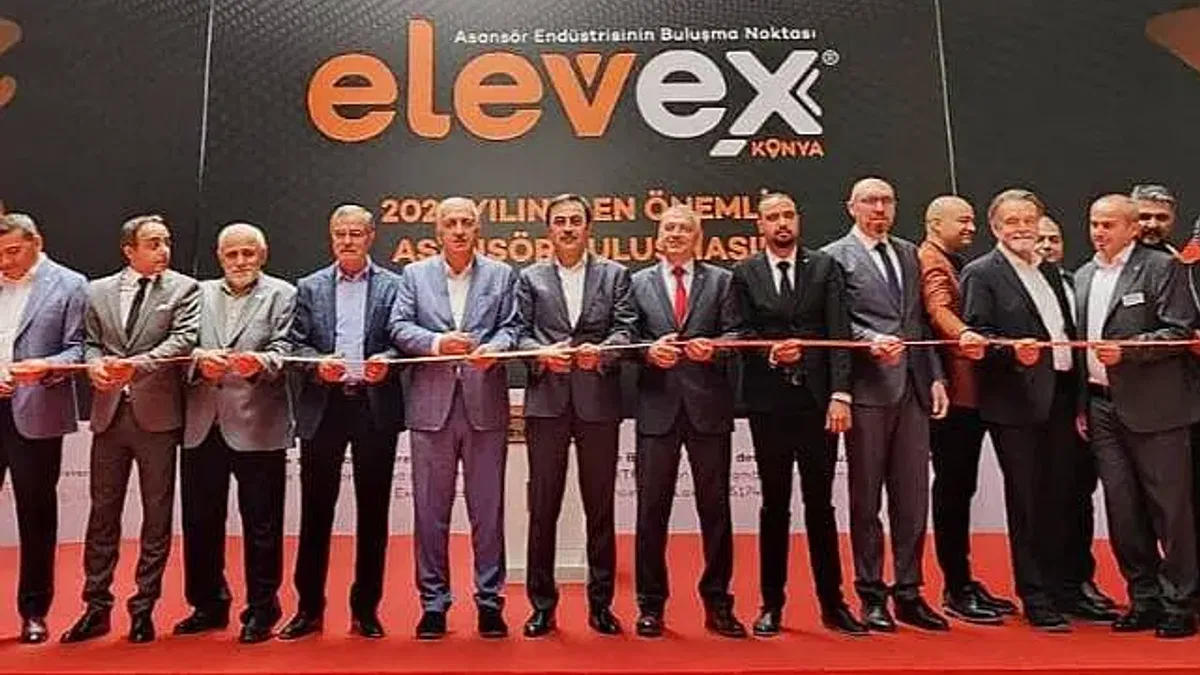 ELEVEX 2024 Asansör ve Teknolojileri Fuarı Konya'da açıldı