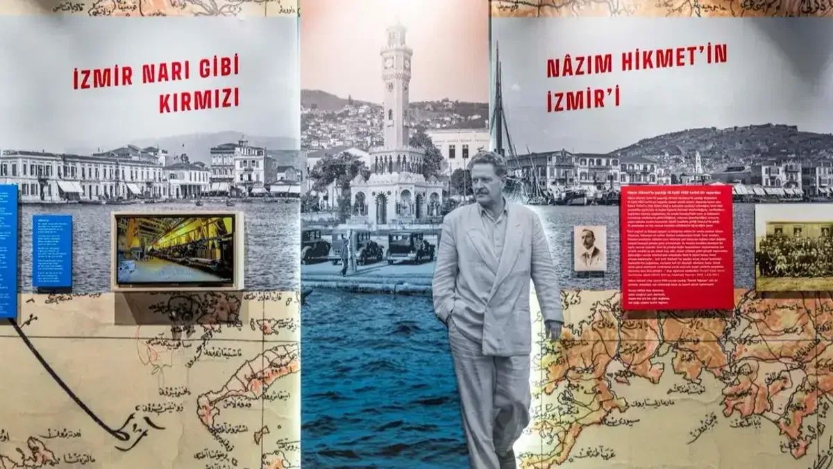 Nâzım Hikmet sergisi İzmir'de açıldı