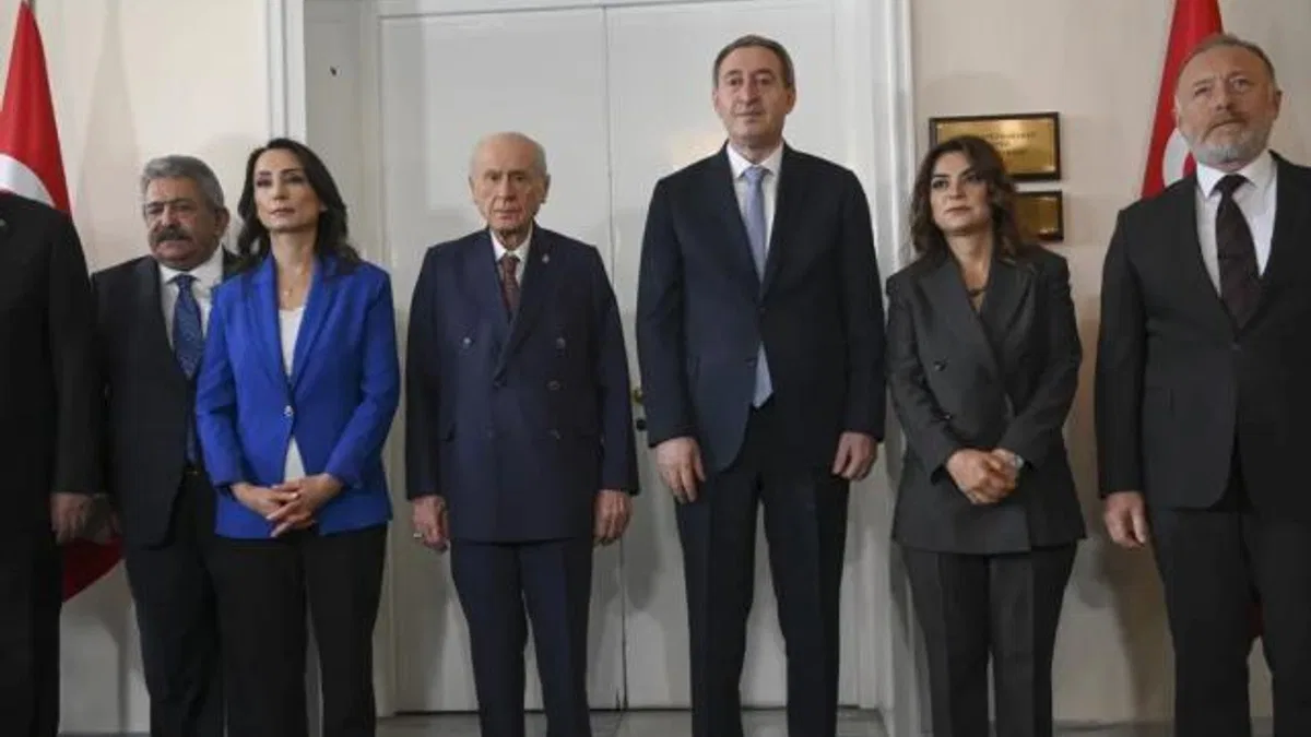 MHP lideri Bahçeli, DEM heyetini kabul etti