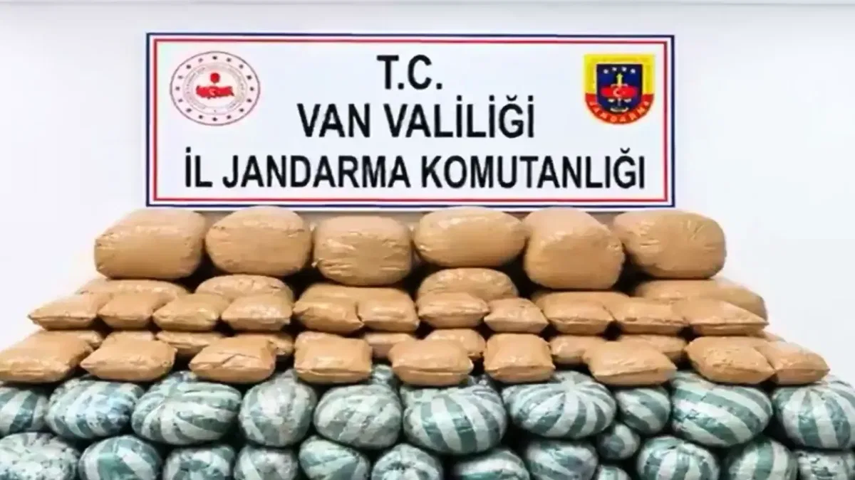 Van’da 517 kilogram uyuşturucu ele geçirildi
