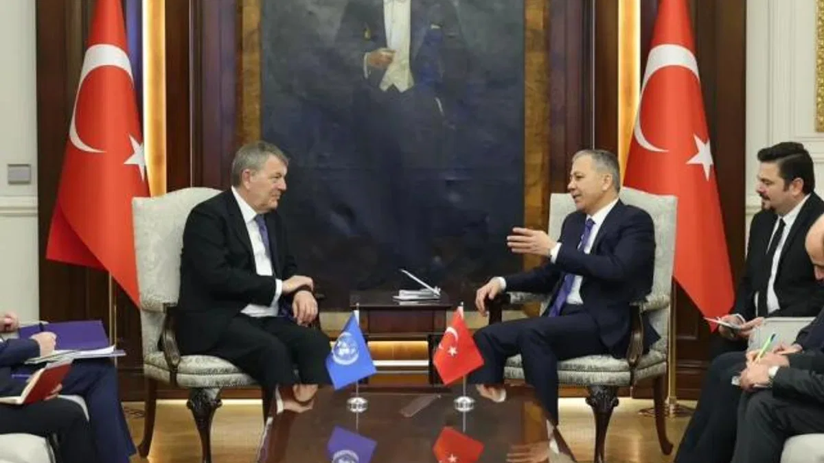 Bakan Yerlikaya, UNRWA Genel Komiseri Lazzarini ile görüştü