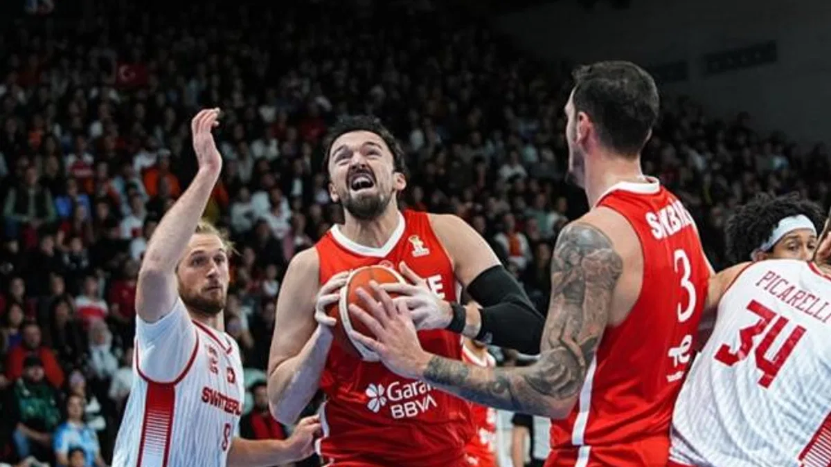 12 Dev Adam farklı galip! İsviçre'yi 85-60 yendik