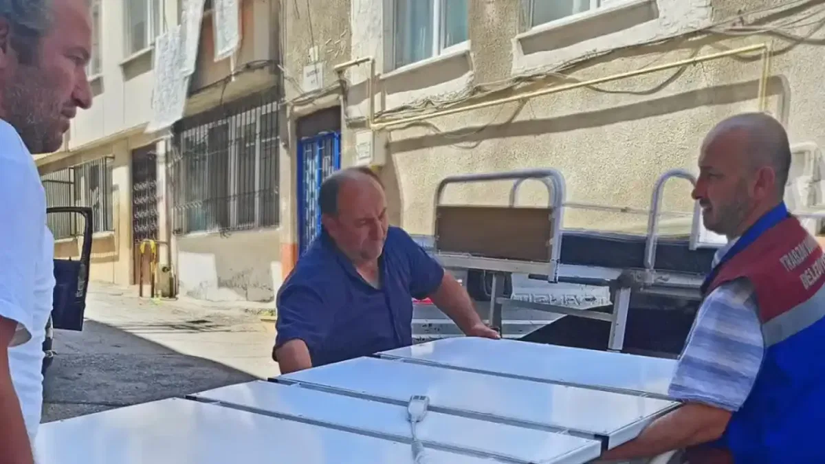 Trabzon’da ihtiyaç sahiplerine hasta yatağı desteği