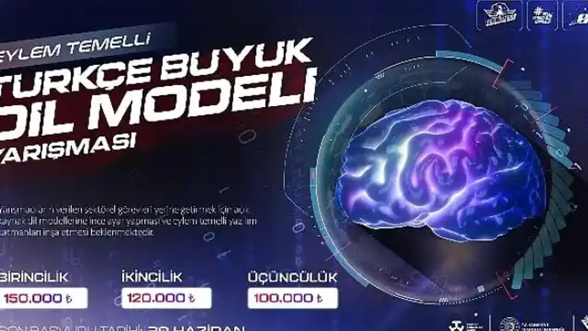 Eylem Temelli Türkçe Büyük Dil Modeli Yarışması ile Türkiye Kendi Yapay Zekâ Uygulamalarını Geliştirecek