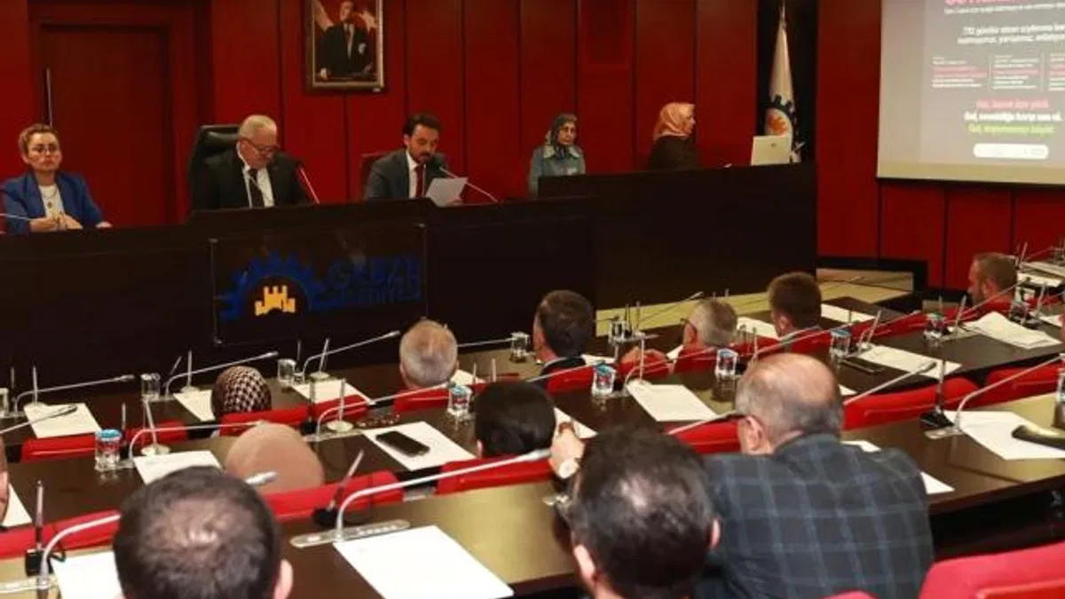 Kocaeli Gebze meclisinden Gazze’ye oy birliğiyle yardım kararı