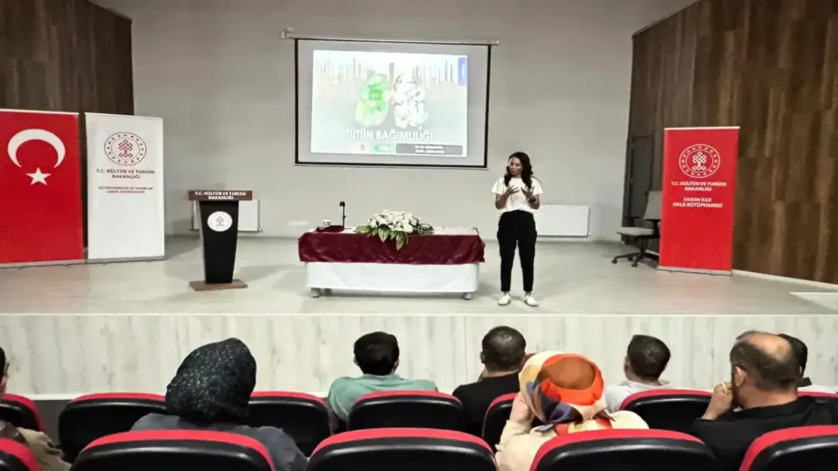 Sason'da gençlik ve spor personeline bağımlılıkla mücadele eğitimi