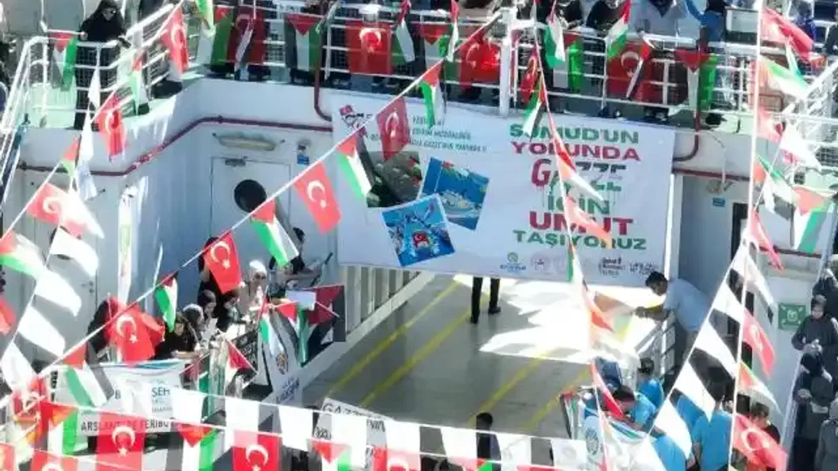 Malatya'dan Gazze'ye ve Sumud Filosu'na destek