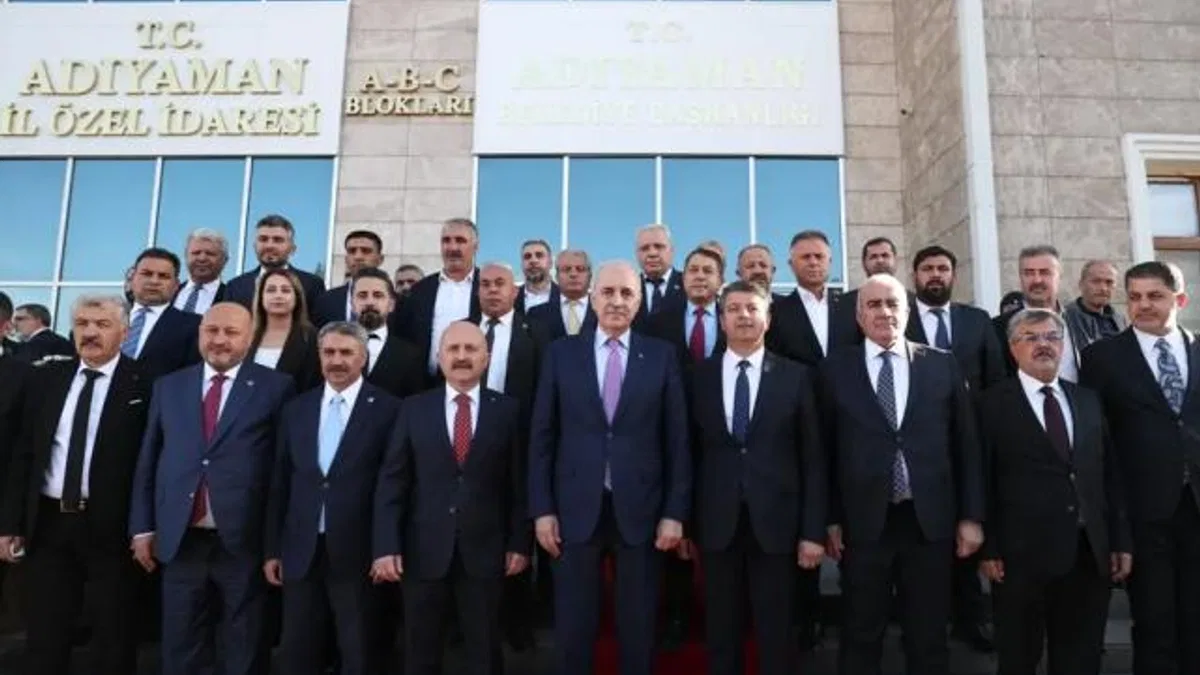 Adıyaman’da Kurtulmuş'tan Valilik ve belediye ziyareti