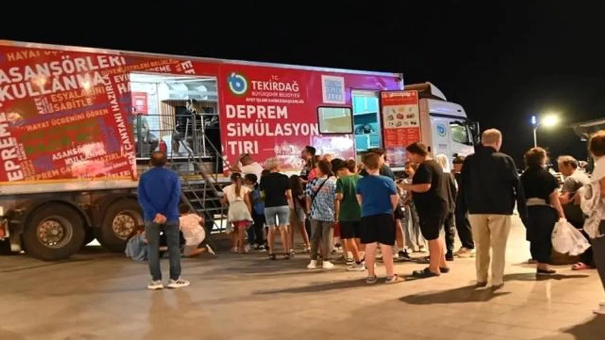 Tekirdağ'da deprem eğitimi seferberliği