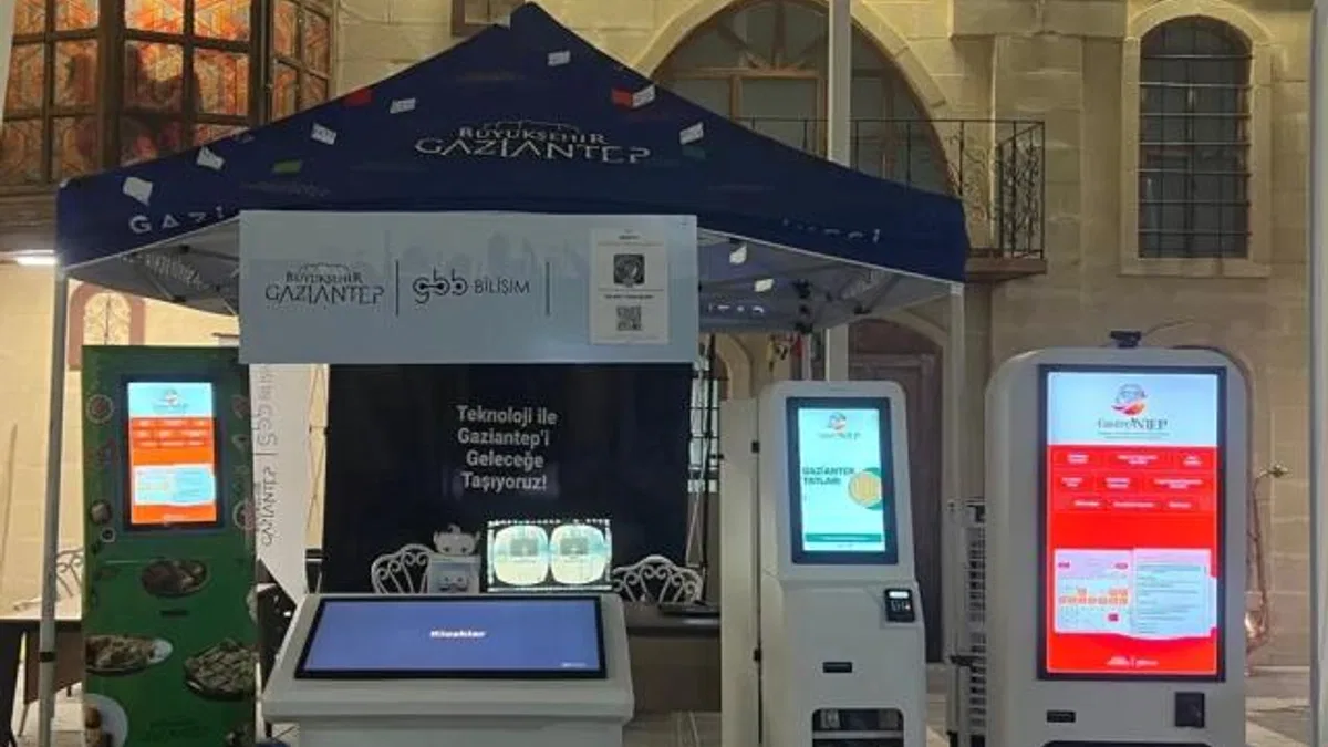 Yeni nesil kiosklar Gaziantep’te hizmete girdi