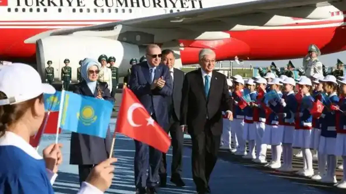 Cumhurbaşkanı Erdoğan Astana'da